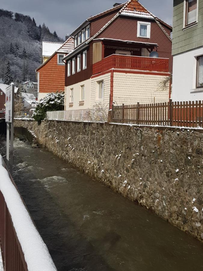 Haus Am Fluss Mit Wunderschoener Dachterrasse Mit Flussblick ,Garten Und Grill Zorge Bagian luar foto