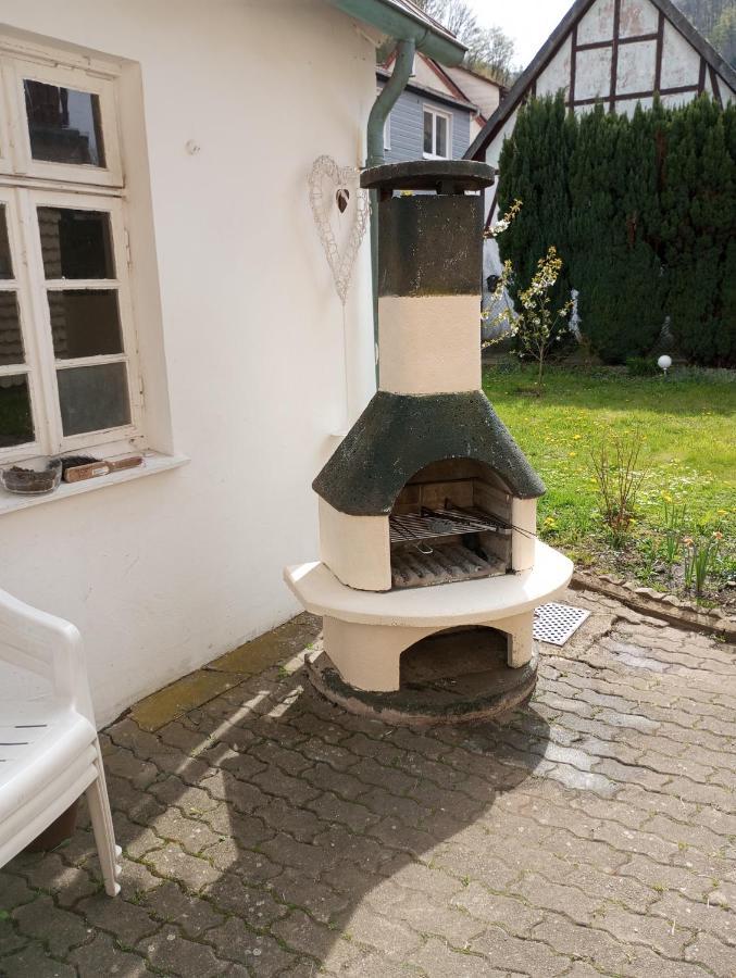Haus Am Fluss Mit Wunderschoener Dachterrasse Mit Flussblick ,Garten Und Grill Zorge Bagian luar foto